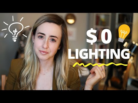 ZOOM LIGHTING HACKS 💡 | Beginner "how to" for cheap zoom lighting that ROCKS using household lights