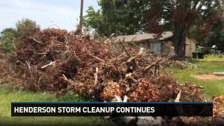 Henderson storm cleanup continues