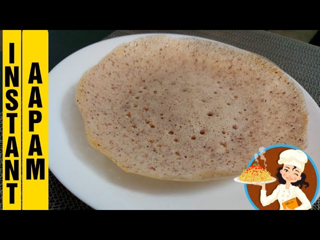 Insant Aapam with Idli Dosa Batter -  தேங்காய் பால் ஆப்பம்  - Kavuni Arisi Aapam in Tamil | Food Tamil - Samayal & Vlogs