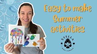 3 Creative Summer Activities for Kids + Freebie & Workbook Inside!