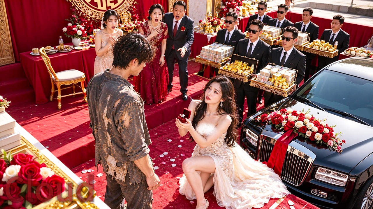 訂婚宴上小夥被未婚妻當眾出軌羞辱退婚，全場都笑他是廢物！豈料下一秒千億女總裁破門而入拉著他就去領證！小夥也不再隱藏第一絕世高手身份，一掌拍碎百年石桌震懾全場，未婚妻一家嚇得跪地求饒悔斷腸！
