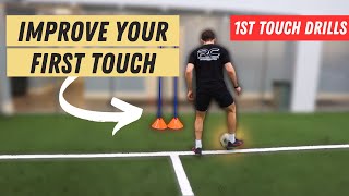 3 Drills to Improve Your First Touch | First Touch Drills Using Different Parts of the Foot