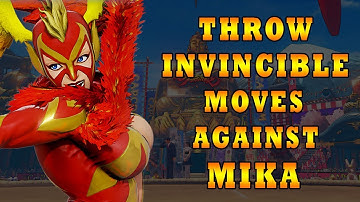 SFV AE 3.5: Throw Invincible Moves Against R.Mika