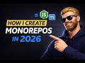 How I Create Monorepos in 2026 (Fast DX, Shared Libraries, Multiple Apps)