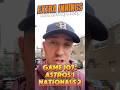 Extra Innings - The Next Day Recap: Game 107 - Astros 1-2 Nationals (3 Up, 3 Down + The Closer)