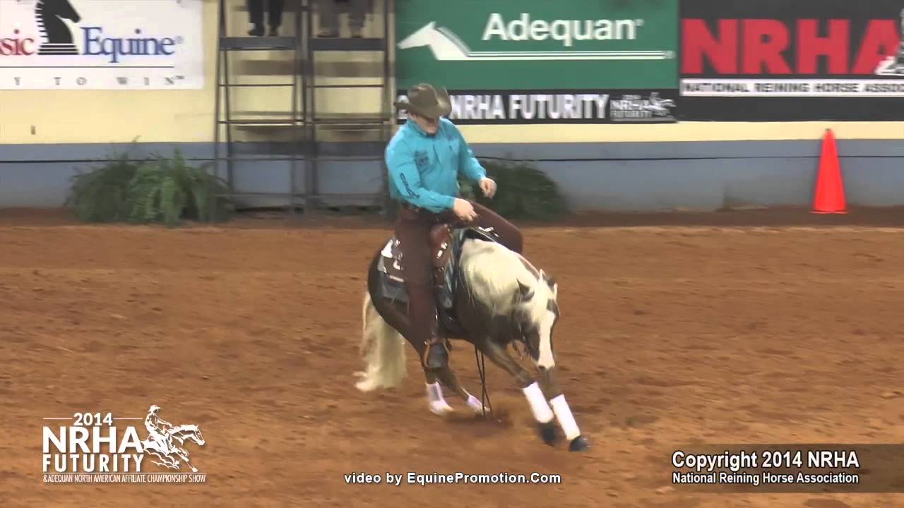 ARC Gunnabeabigstar ridden by Jordan Larson - 2014 NRHA Futurity(Open Finals)