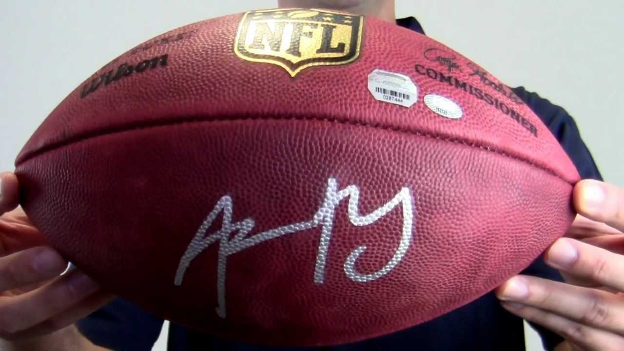 Aaron Rodgers Autographed Football - NFL Game Ball - Certified by Mounted Memories