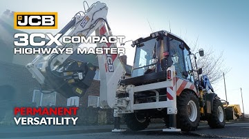 JCB 3CX Compact Highways Master - Versatility