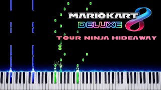 Tour Ninja Hideaway - Mario Kart 8 Deluxe (Piano Tutorial)