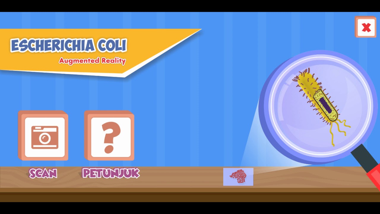 Aplikasi AR pengenalan Bakteri E.Coli - YouTube