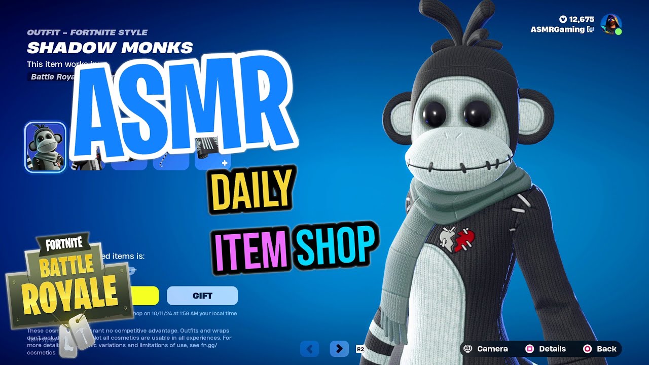 ASMR Fortnite NEW Shadow Monks Skin Daily Item Shop Relaxing asmr-fortnite-new-shadow-monks-skin-daily-item-shop-relaxing