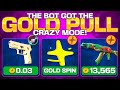 HE UNBOXED A GOLD PULL ON THIS 3-WAY CRAZY MODE CASE BATTLE! (ALL IN)
