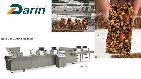 DRC 75 Cereal Bar Cutting Machine Korea Bar |DARIN MACHINERY