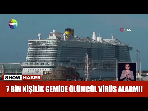 7 bin kişilik gemide \