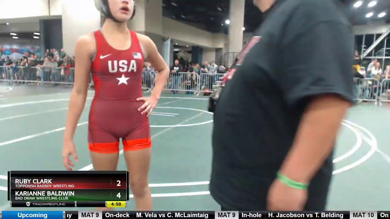 Middle School Girls 119 Ruby Clark Toppenish Badboy Wrestling Vs Karianne Baldwin Bad Draw Wrestli Youtube