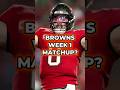 Cleveland Browns Week 1 NFL Matchup Could Be Against Baker Mayfield... #nfl #browns #shorts