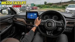 2026 Maruti Brezza Facelift Interior LEAKED! 😱 ADAS, Ventilated Seats &amp; Big Screen!