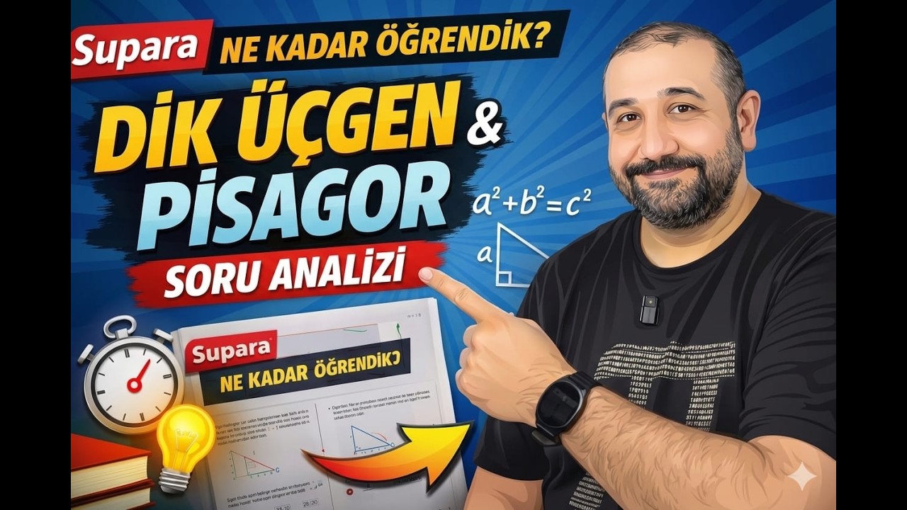 Supara Ne Kadar Öğrendik Geometri | Dik Üçgen Soru Çözümü