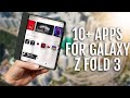 Galaxy Z Fold 3 Tips and Tricks - 10 Apps You Should Try!