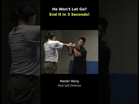 He Won't Let Go of Your Wrist? End It in 3 Seconds! | Self Defense