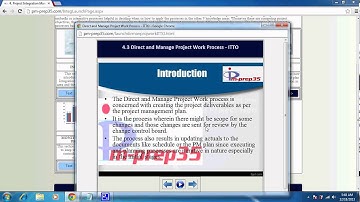 pm-prep35.com - Direct and Manage Project Work Process