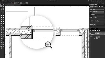 Nauwkeurige muuraansluitingen met het Raam- en deurgereedschap | Vectorworks 2025