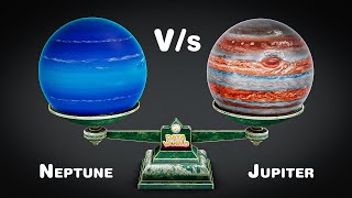 Neptune Vs Jupiter Mass, Size, Distance Axis Tilt Comparison Data World