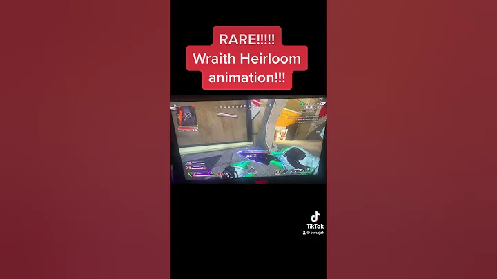 RARE Wraith Heirloom Animation!!!!!!!!!!! #apexlegends #apexlegendsclips #apexmontage