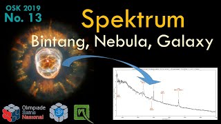 Pembahasan OSK Astronomi 2019, no. 13 - Spektrum