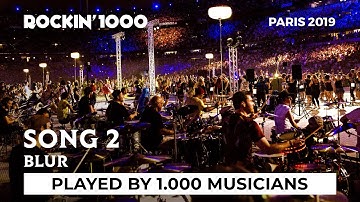 Song 2 - Blur, played by 1,000 musicians | Rockin