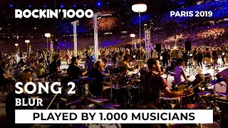 Song 2 - Blur, played by 1,000 musicians | Rockin'1000 Resimi