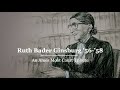 An Ames Moot Court Tribute to Ruth Bader Ginsburg ’56-’58