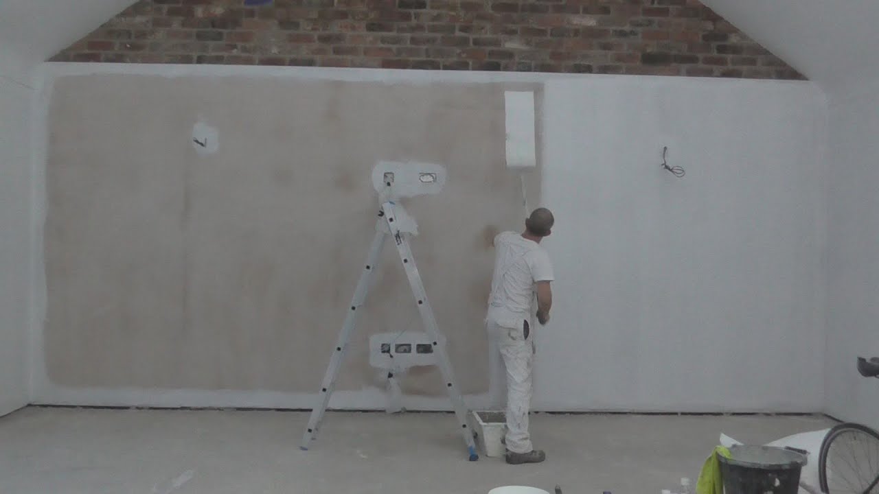 How To Paint New Plaster That's Not Fully Dry Or Mouldy YouTube