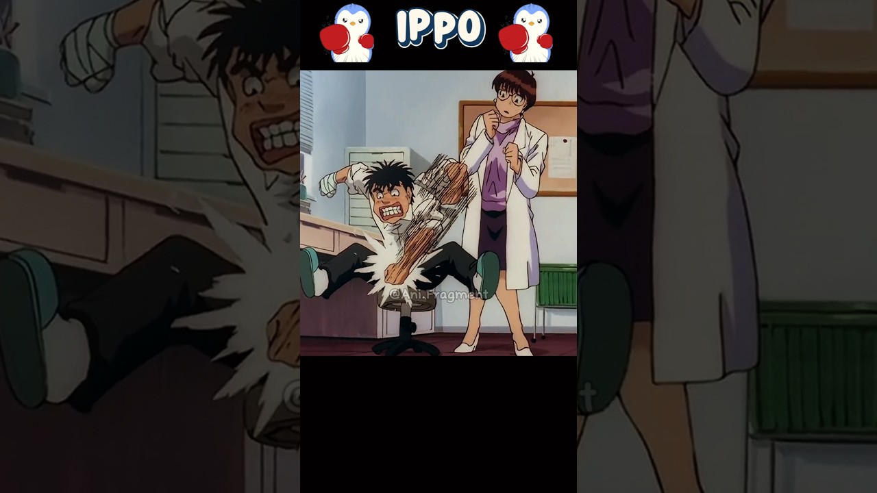 ⁣Ippo at the doctor's👀💀|Hajime no Ippo| #anime #animemoments #ippo #shorts