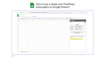 How to buy ChartExpo single user subscription for Google Sheets? | Google Sheets Add-on