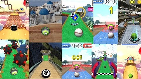 💥Going Balls Gameplay Reversed Ball SpeedRun Video Game Part 44