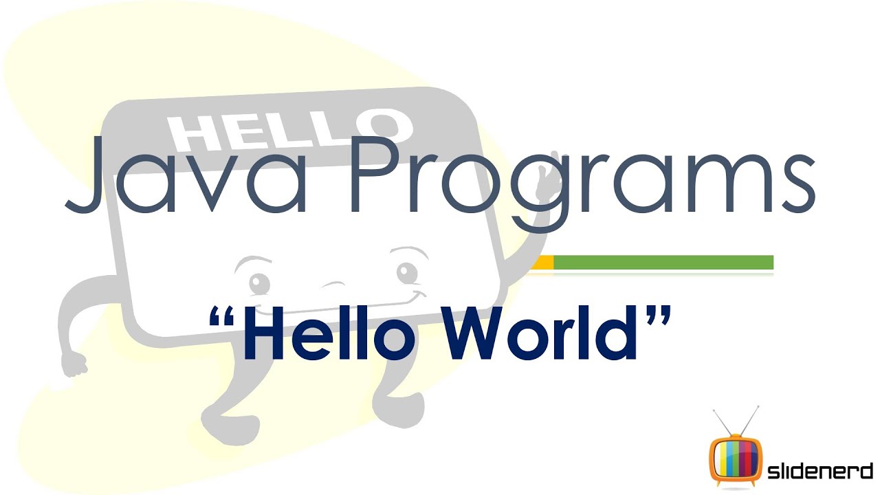 8 Java Hello World Explanation | - YouTube