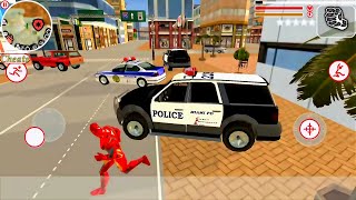 Super Iron Rope Hero - Fighting Gangstar Crime Android Gameplay screenshot 2