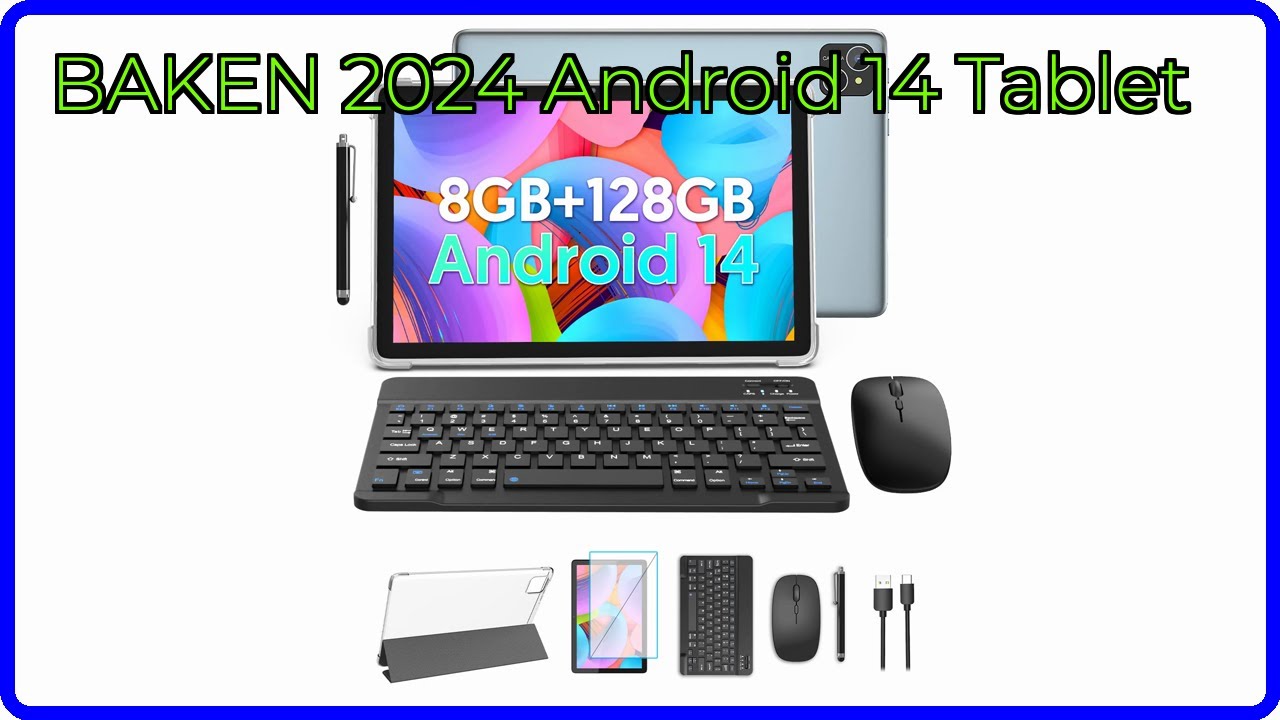 REVIEW (2026): BAKEN 2024 Android 14 Tablet. ESSENTIAL details
