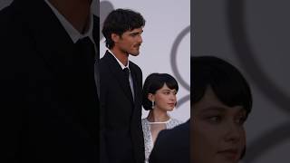 This cast. 🔥😍 #JacobElordi and #CaileeSpaeny at the premiere for #Priscilla. (🎥: Getty) #Shorts