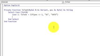 VBA Programming - UDF N2TEXT ubah angka jadi tulisan