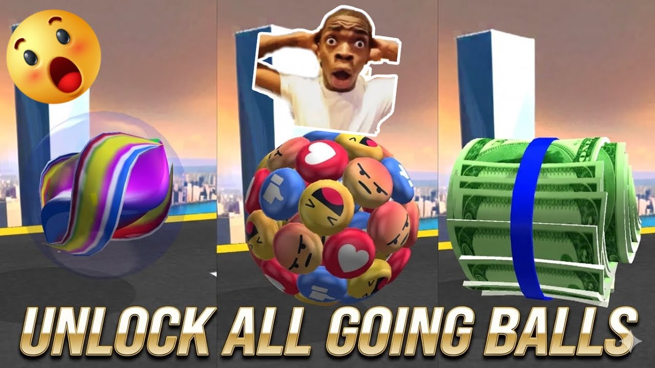 all going balls , Unlock video  add crazy crazy balls, select 😱🤯,