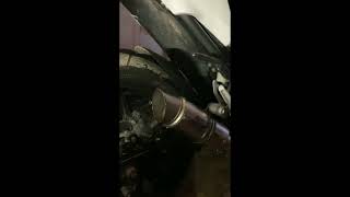 Honda NC750 2014. Exhaust system SC PROJECT from aliexpress.