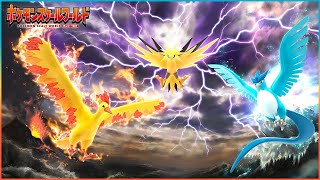 Pokémon Scale World Kanto Region Articuno Zapdos Moltres 