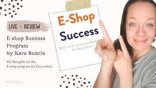 My E-shop Success review | Why I love the E-shop program and my journey