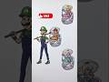 Super Mario Galaxy Luigi x Daisy paper Craft puzzle game #mario #luigi #artwork