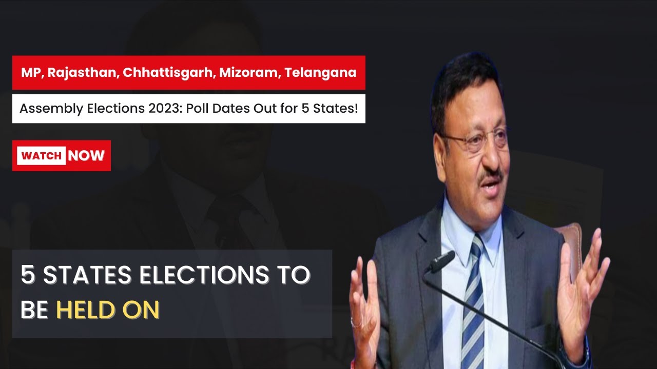 Assembly Elections 2023:  Election Commission Announced Elections in 5 States | Results on Dec 3