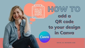 How to add a QR code to your design in Canva | Easy Canva Tutorial  | Small business tips