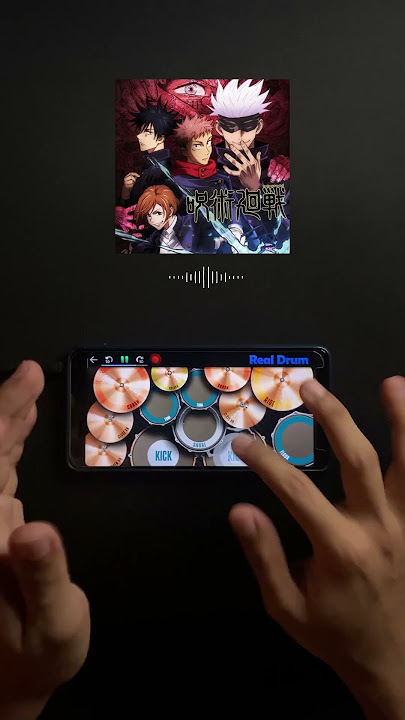 Jujutsu Kaisen OP 1 | Kaikai Kitan - Eve (Cover) #jujutsukaisen #anime #realdrum