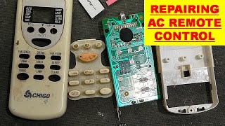 {624} How To Repair AC Remote Control / AC Remote Control Have No Display, No IR Output